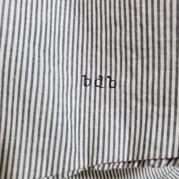 Buffalo David Bitton | Tailored Fit Pinstripe Button Down Shirt with Roll Tabs - Picture 8 of 8